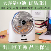 单节版极光银 (循环扇增强,吹风距离更远) usb小风扇可充电迷你随身静音学生宿舍办公室桌面台式电扇手持便携式小型寝室床