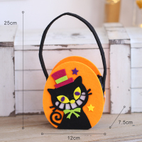 桔色猫 万圣节包装手工包包南瓜糖果袋包装袋礼物饰品手提儿童