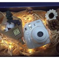 8/9透明壳送彩虹背绳 富士拍立得Mini11/9/8/7c相机包透明壳皮质包 送背绳保护套防尘壳