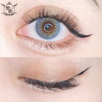 假睫毛自己嫁接朵毛单簇0.1粗度C翘多尺寸混合装上睫毛分段式