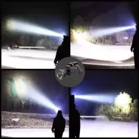 P50四核灯芯-续航12小时-无充电宝功能 头灯强光充电超亮头戴式照明灯远射led超长续航大功率户外矿灯