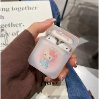 airpods1/2代通用[半透软壳]KT 猫★送挂钩N 适用airpods3代保护套适用苹果13手机壳耳机保护套耳机线