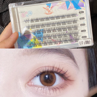 夹心混合装 8~12mm 混合装!夹心朵毛仿真超自然嫁接单簇分段式0.07仙女毛