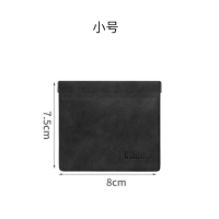 黑色-小号 有线耳机收纳袋子迷你便携保护套U盘U盾包优盾盒充电器数据线布袋神器装无线蓝牙放耳塞的盒子小型收纳包