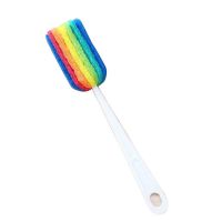 七彩杯刷1个装 厨房杯刷无死角清洁长柄小刷子锅刷茶渍水杯洗杯子神器清洁刷奶瓶