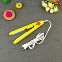鸡仔黄 单品 学生迷你卷发棒两用夹板两用直发器卷发器学生烫发器内扣不伤发