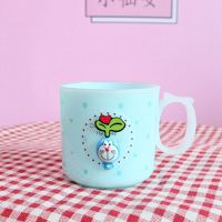 小草叮当送牙刷 女学生韩版可爱牙刷杯子儿童刷牙杯子家用牙杯洗漱杯防摔塑料水杯