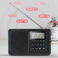 标配(收音机+锂电池+充电线) 全波段收音机随身听老人迷你充电调频便携音响锂电池半导体播放器