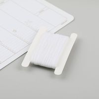 S4 白色 10米 3mm细雪纺纱丝带汉服装饰古风飘带diy材料刺绣蝴蝶结手工编织透明