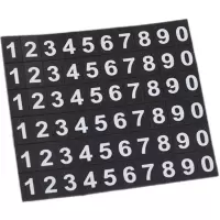 数字组(六组) LINE FRIENDS布朗熊汽车临时停车牌可妮兔可爱挪车电话号码牌