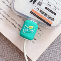 绿色雪碧 iphone咬线器苹果11动