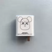 暴力熊[单头套] 适用于华为66w充电器保护套壳P50 荣耀50/magic3/X20数据线保护线