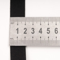 黑色宽 2 厘米 4米 平纹加厚宽扁高弹力松紧带鞋子裤腰捆绑橡皮筋松紧绳黑色服装辅料