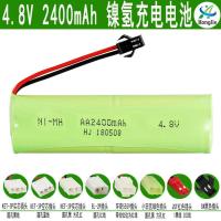 KET-3P实芯插头 4.8V 2400mAh镍氢电池组AA5号充电电池遥控电动玩具照明灯饰电池