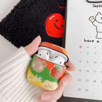 彩虹熊[AirPods 1/2保护套] 彩虹小熊airpods pro保护套airpods保护套airpods2耳机套苹