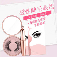 其他/other 1mm 磁铁眼线液假睫毛套装盒磁力免胶水吸磁石磁吸眼尾自然款仿真磁性