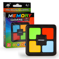 单手记忆训练游戏魔方 儿童益智掌上游戏机脑力开发玩具创意互动闪光记忆训练魔方游戏机