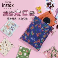 天蓝色 mini通用布袋原装 富士拍立得相机皮革包mini7+ 7C 8 9 11 40 90 SQ20相机包 含背带