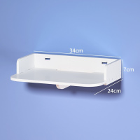 坦克款中号 1层 投影仪墙壁托架路由器支架免打孔墙上机顶盒置物架挂墙壁挂架子