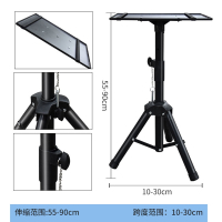 50-90cm架子+36*26cm托盘 家用投影仪支架床头落地三角架托盘三脚架子明基爱普生轰天炮松下投影机办公会议室通用