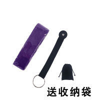 紫色 跆拳道拉伸韧带训练侧踢扫腿法高度散打开胯武术一字竖劈叉吊腿绳