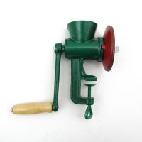 家用手摇铸铁绞磨机手动磨粉机小型粉碎机磨面机绞肉机研磨器