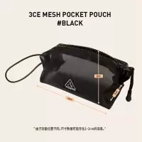 mini口红化妆包 韩版3CEO小可爱mini网纱小枕头刺绣彩妆收纳包防尘防灰手提化妆包