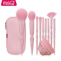 10支藕粉(刷+包) 萝卜丁化妆刷套装全套软毛眼影刷粉底散粉刷子化妆工具