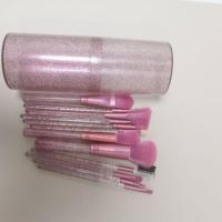 12支粉色 星星12支化妆刷粉底散粉眼影刷刷毛柔软不吃粉带桶化妆刷迷你刷