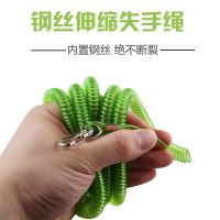 钢丝失手绳3米 垂钓失手绳自动伸缩收缩盒式鱼竿护竿绳渔具钓鱼放护杆溜鱼器渔具