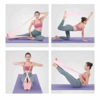 粉-拉伸弹力带[使用美腿器之前 拉伸] 男性提肛锻炼器家里收紧夹器盆底肌腿部神器瑜伽大腿内侧训练器女