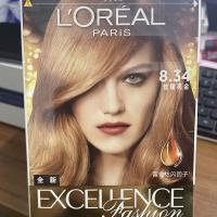 8.34炫耀亮金 卓韵霜双膏染发剂自然黑色棕色遮白发染发膏自己在家染头发