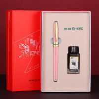 清爽粉[免费刻字+代写贺卡] [送礼袋+笔套] 钢笔女生练字笔专用初中仙气墨囊钢笔学生书法ins高颜值钢笔