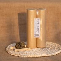 蕲艾纯手工4CM艾条(重120克) 体验装2支(收藏送穴位图) 4cm5cm粗艾条雷火灸条陈艾灸艾柱艾绒柱艾灸馆专用特级