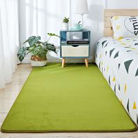 果绿色 40X120厘米()两件装 加厚地毯客厅茶几地垫地毯卧室少女床边毯房间满铺飘窗榻榻米地毯