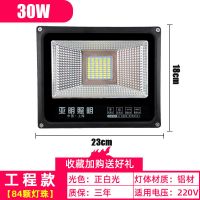 [工程照明]-30W led投光灯户外防水射灯室外庭院工厂广告照明灯超亮探照灯