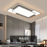 单色白光(不带遥控器) 黑色圆形28cm LED客厅灯简约现代吸顶灯个性大气家用主卧室灯饰餐厅吊灯具套餐