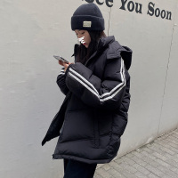 [杨雪&李湘专享]拉夏贝尔旗下LA CHAPELLE HOMME冬季新款服女中长款外套宽松加厚