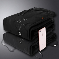 [徐亿文化工作室专享]羅蒙(ROMON)白鸭绒新款修身束脚羽绒裤保暖加厚冬季男士时尚轻薄羽