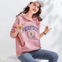 拉夏贝尔旗下 LA CHAPELLE HOMME学院风少女时尚字母灰粉色卫衣女春秋ins潮宽松上衣女