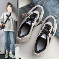 [低价款]女鞋2022春季新款老爹鞋女百搭小白鞋ins潮运动休闲