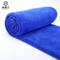 圣威丁 毛巾吸水抹布百洁布 蓝色 35*75CM(20条装)