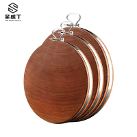 圣威丁 铁木 宪木 铁青砧板直径32厘米厚度4厘米(带钢圈)一个