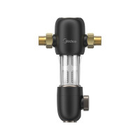 [可开发票]美的(Midea)前置过滤器家用净水器全屋自来水反冲洗3T大通量 40微米高精度QZBW20S-48