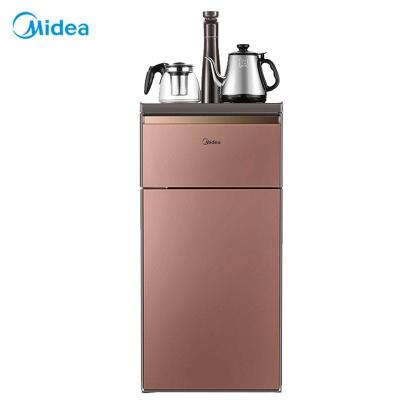 美的(Midea)立式下置式温热型饮水机YR1609S-X茶吧机高端智能家用自动上水茶饮机下置水桶温热型饮水机柜式茶艺机