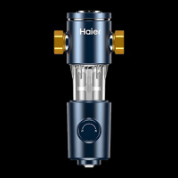 [可开发票]海尔(Haier)前置过滤器家用反冲洗6.3T大通量前置净水器中央全屋自来水过滤器别墅管道过滤器HP35