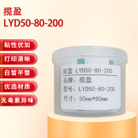 揽盈 LYD50-80-200 50mm*80mm打印标签 200张/盒(计价单位:盒) 绿色