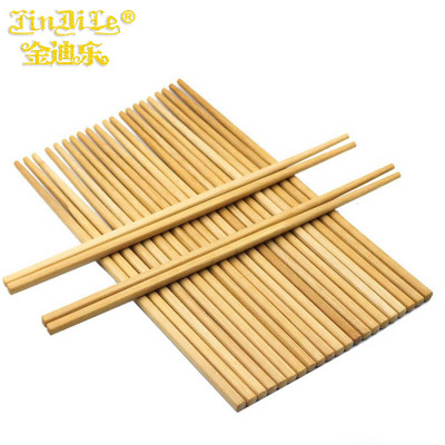 金迪乐家用高档天然竹木筷子10双装KZ011A/个