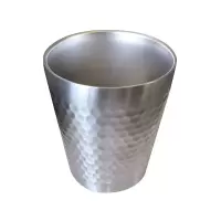 金迪乐不锈钢双层防烫碗隔热饮料杯饮品碗