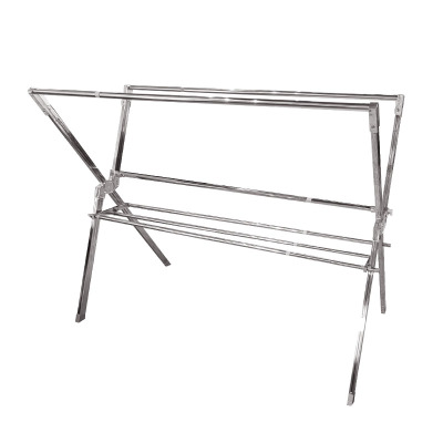 金迪乐不锈钢折叠伸缩落地晾衣架